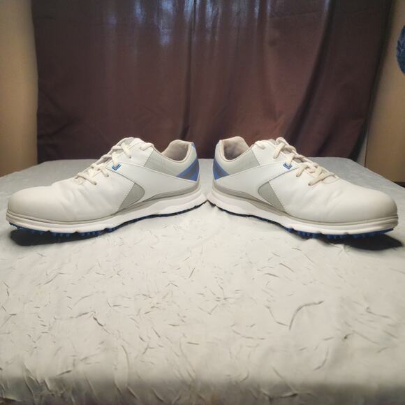 FootJoy Men’s Pro SL Golf Shoes Size 9.5M White Leather Lace Up Golfing main image 5